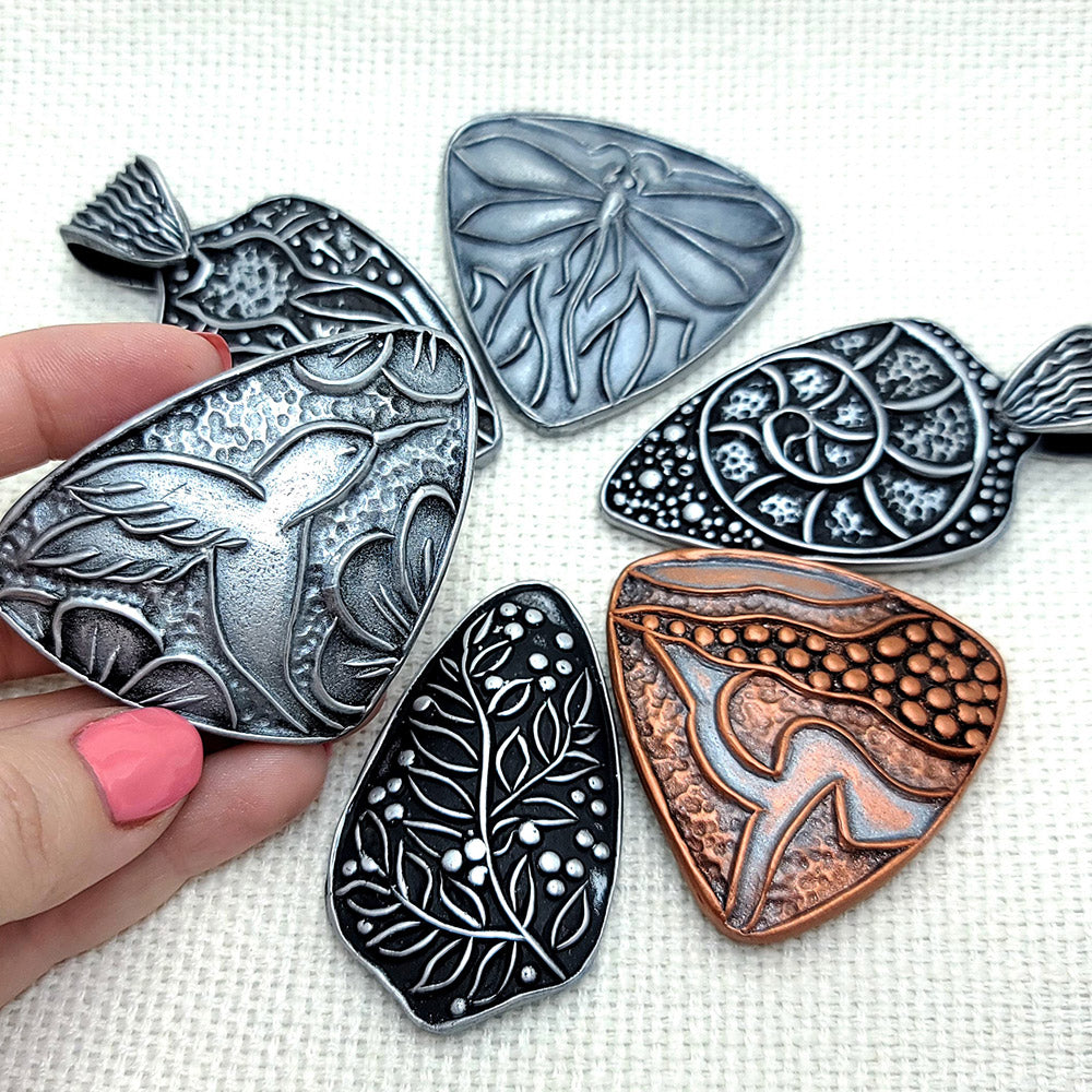 Cloisonne Enamel Pendants #3 - 115x85mm