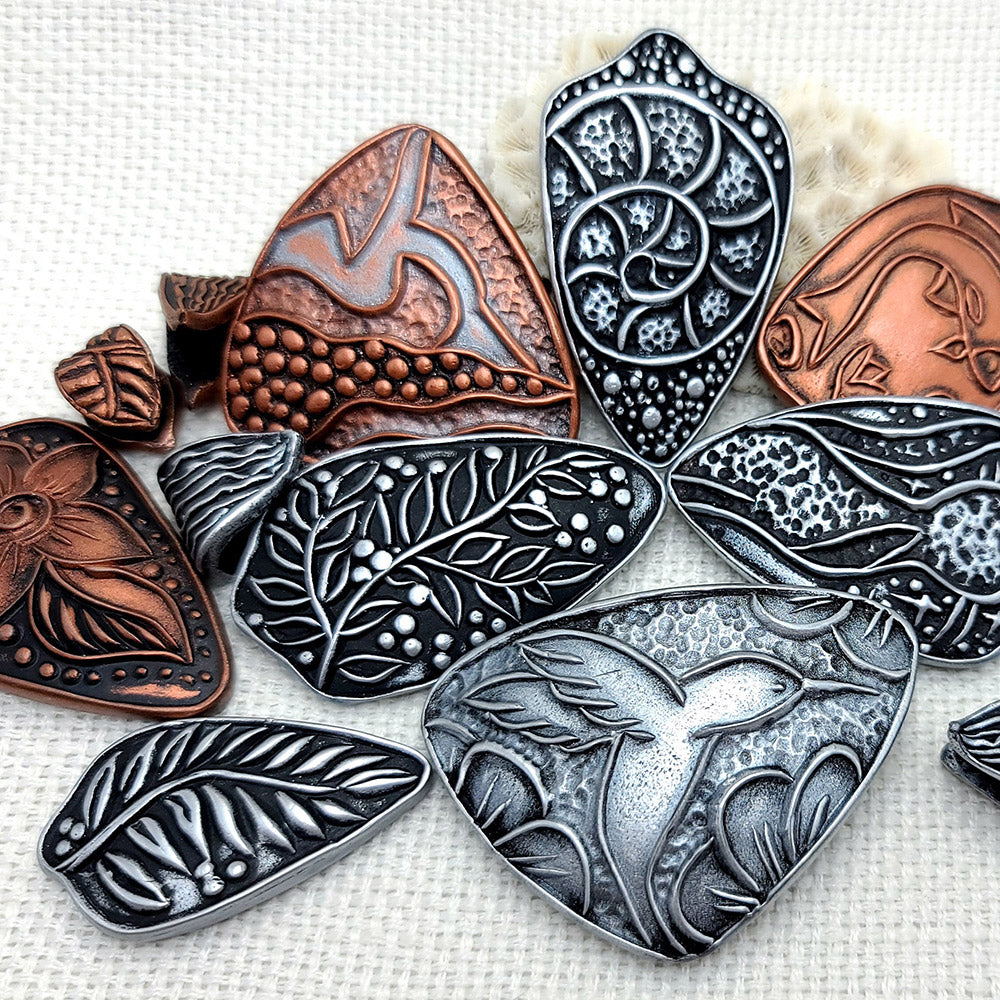 Large Cloisonne Enamel Pendants #2 - 160x100mm