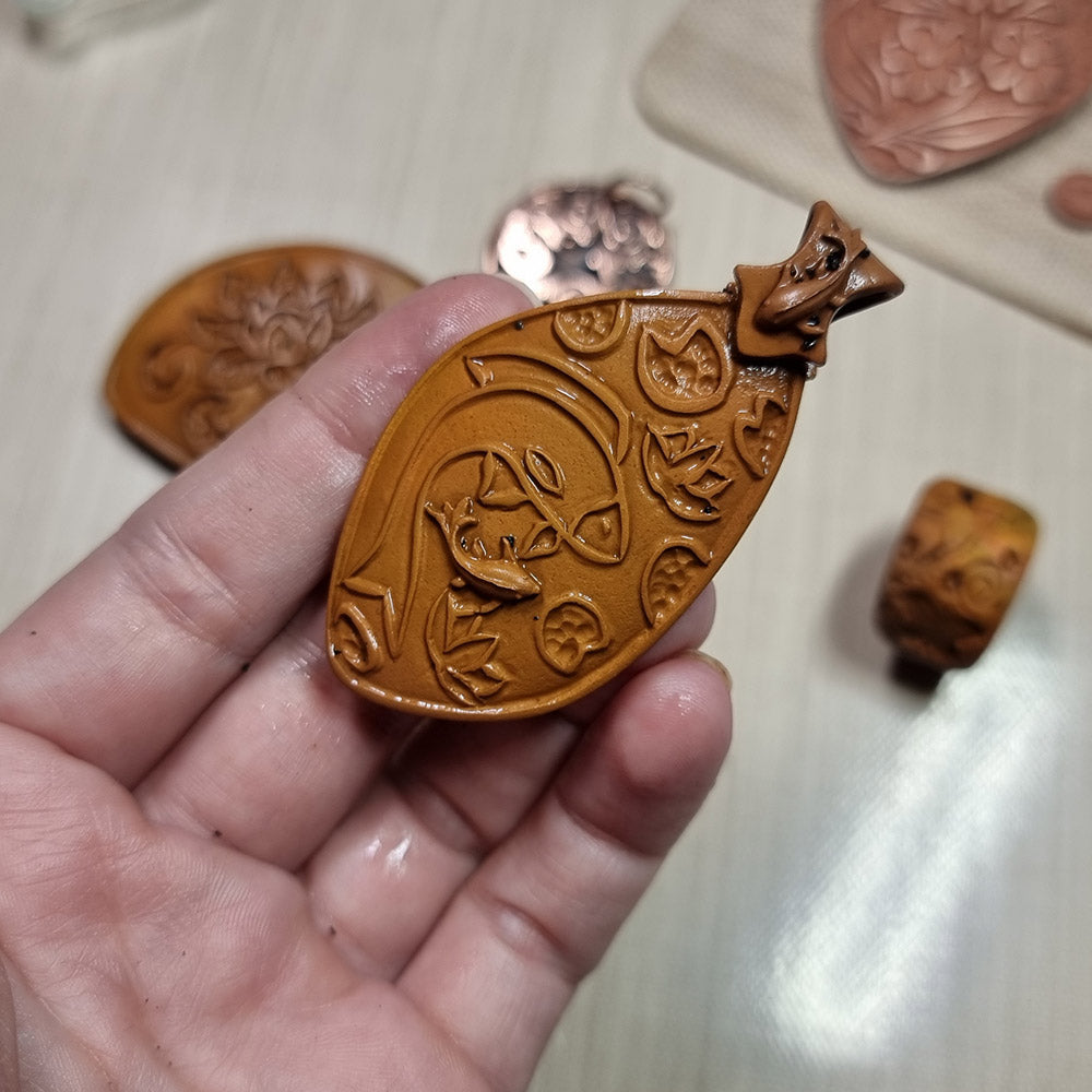 Cloisonne Enamel Pendants #3 - 115x85mm