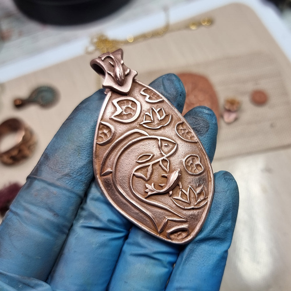 Cloisonne Enamel Pendants #3 - 115x85mm