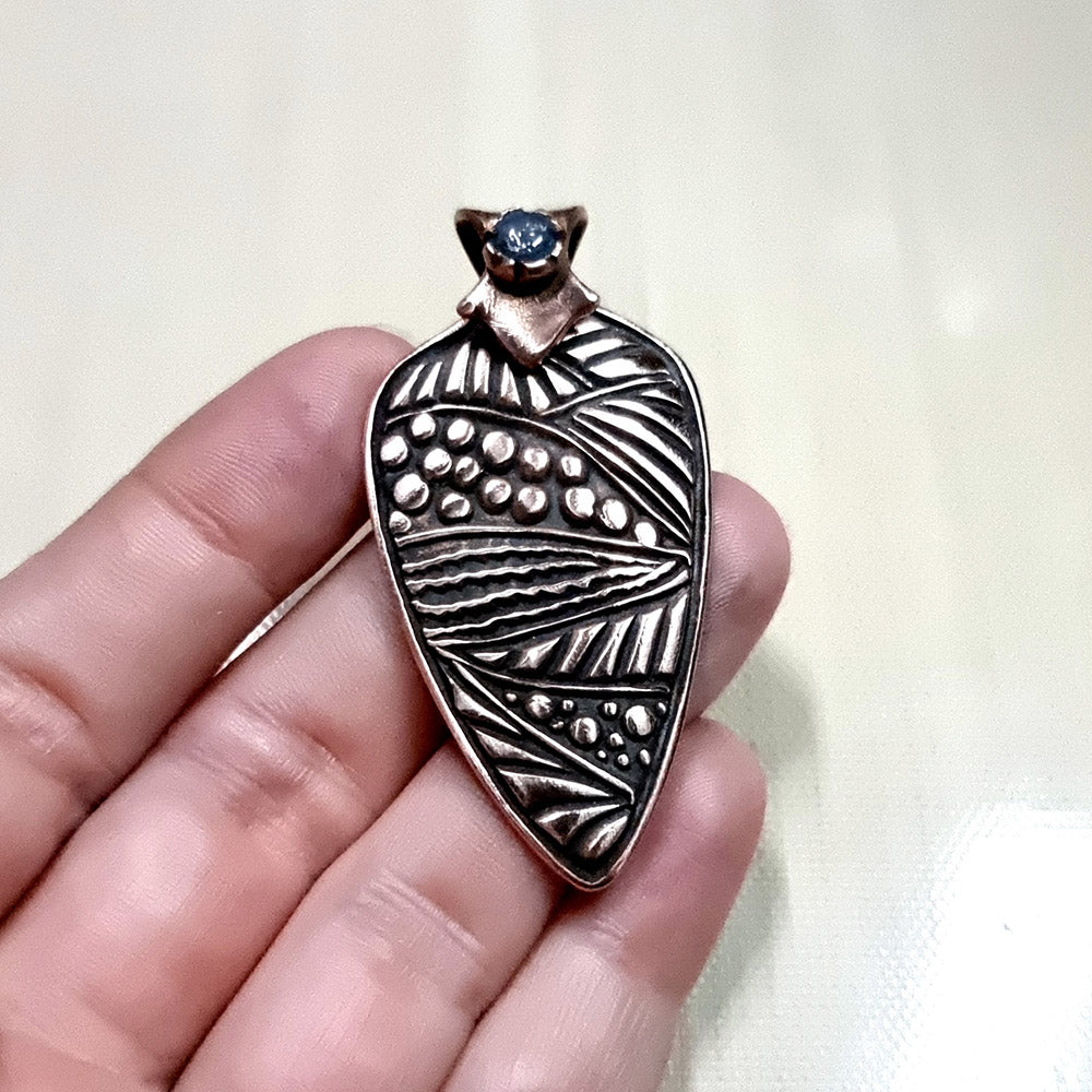 Textured Pendants and Earrings #1 - 115x85mm