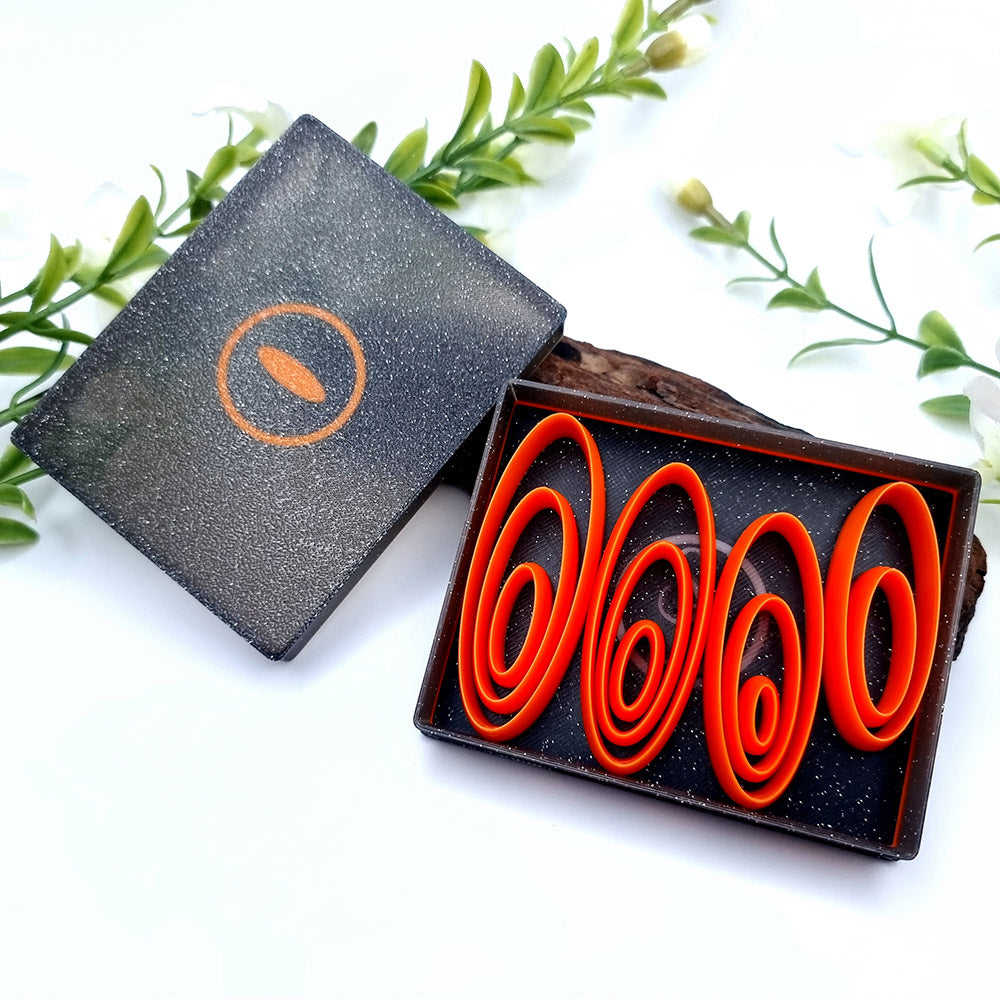 Oval 6:2 - Set of 11 Polymer Clay Cutters