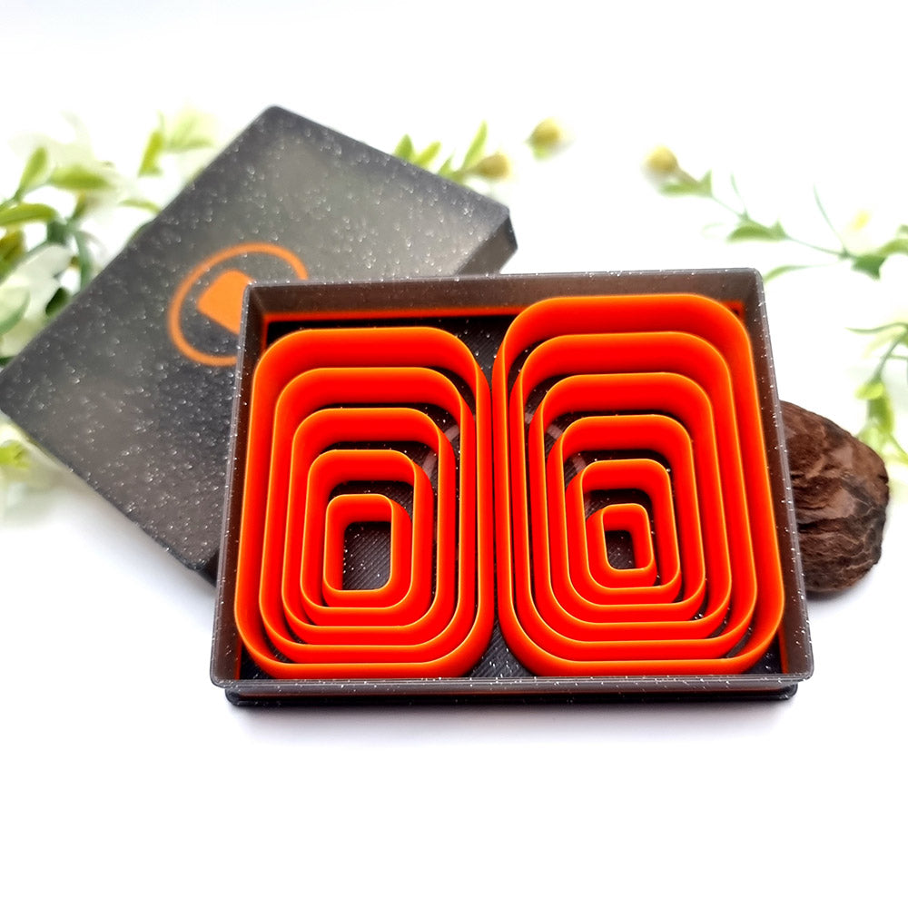 Rectangle Rounded 6:4 - Polymer Clay Cutter