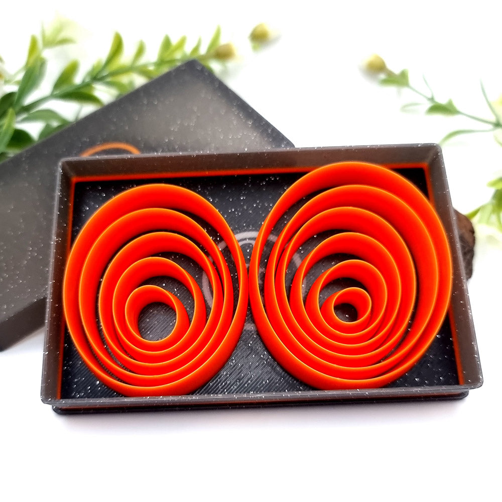 Oval 6:5 - Set of 11 Polymer Clay Cutters