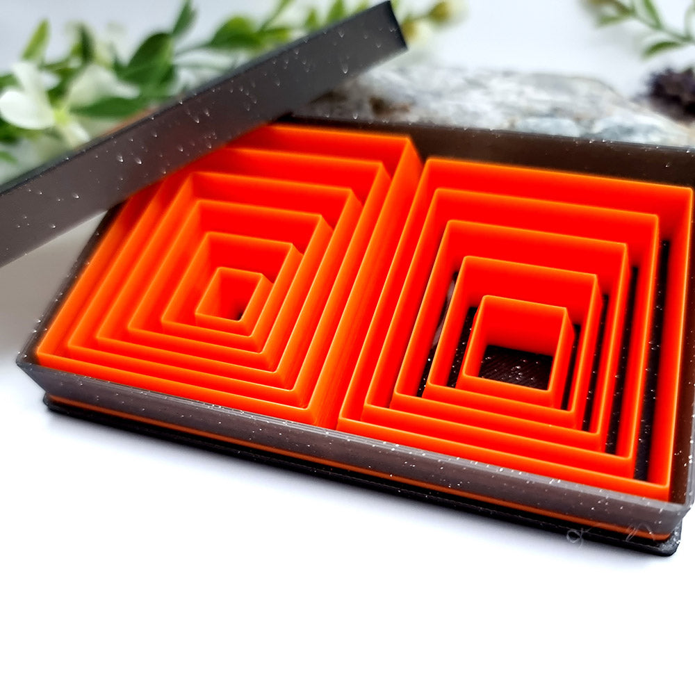 Rectangle 6:5 - Set of 11 Polymer Clay Cutters