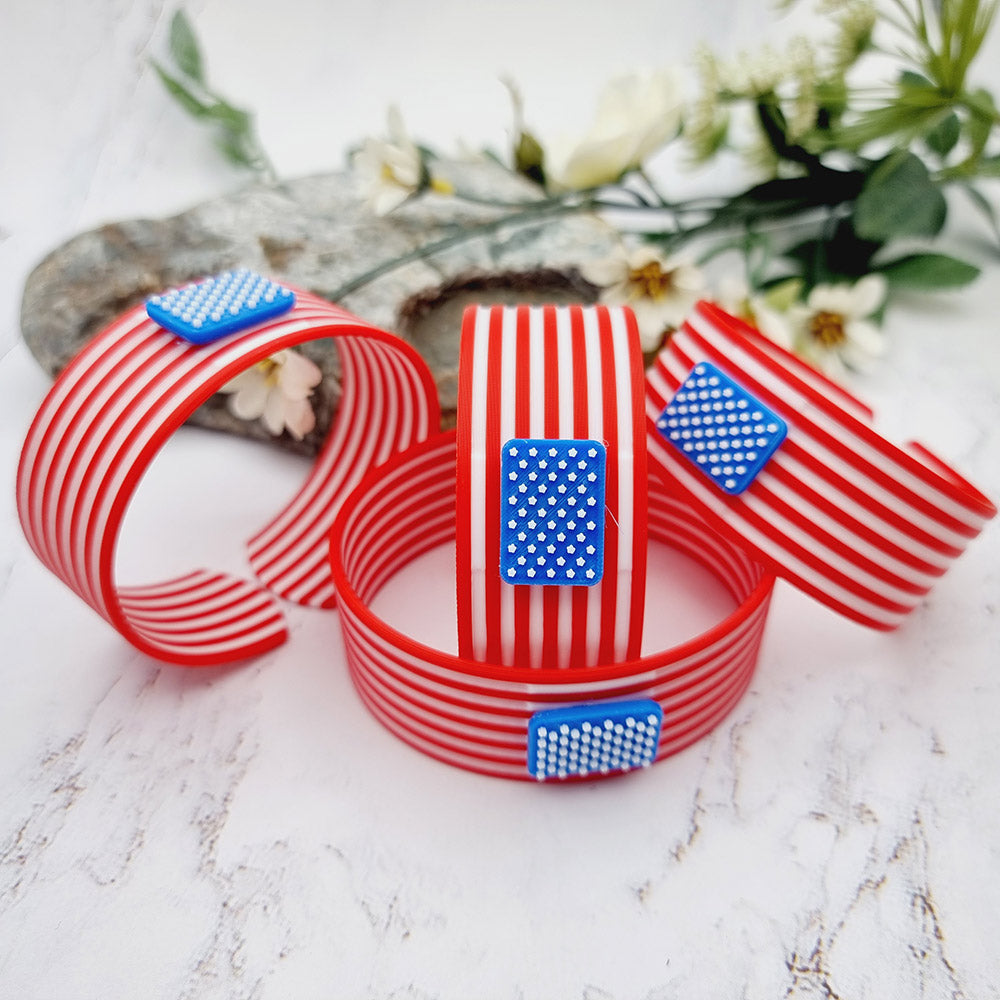 United States ๐บ๐ธ Bracelet - 3D Printed High Quality National Pride Series