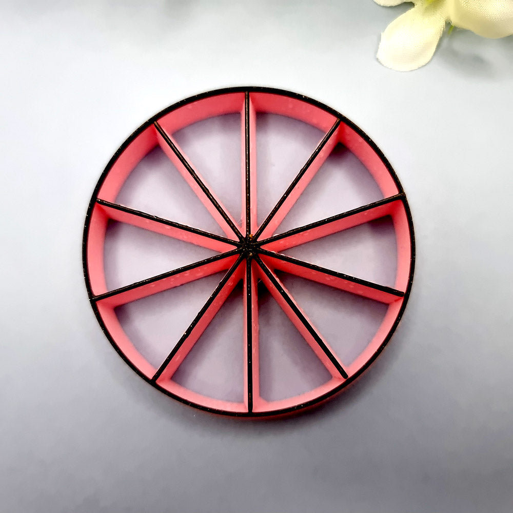 Pizza Cutter - 10 slices Plastic Cutters SweetyBijou Tools
