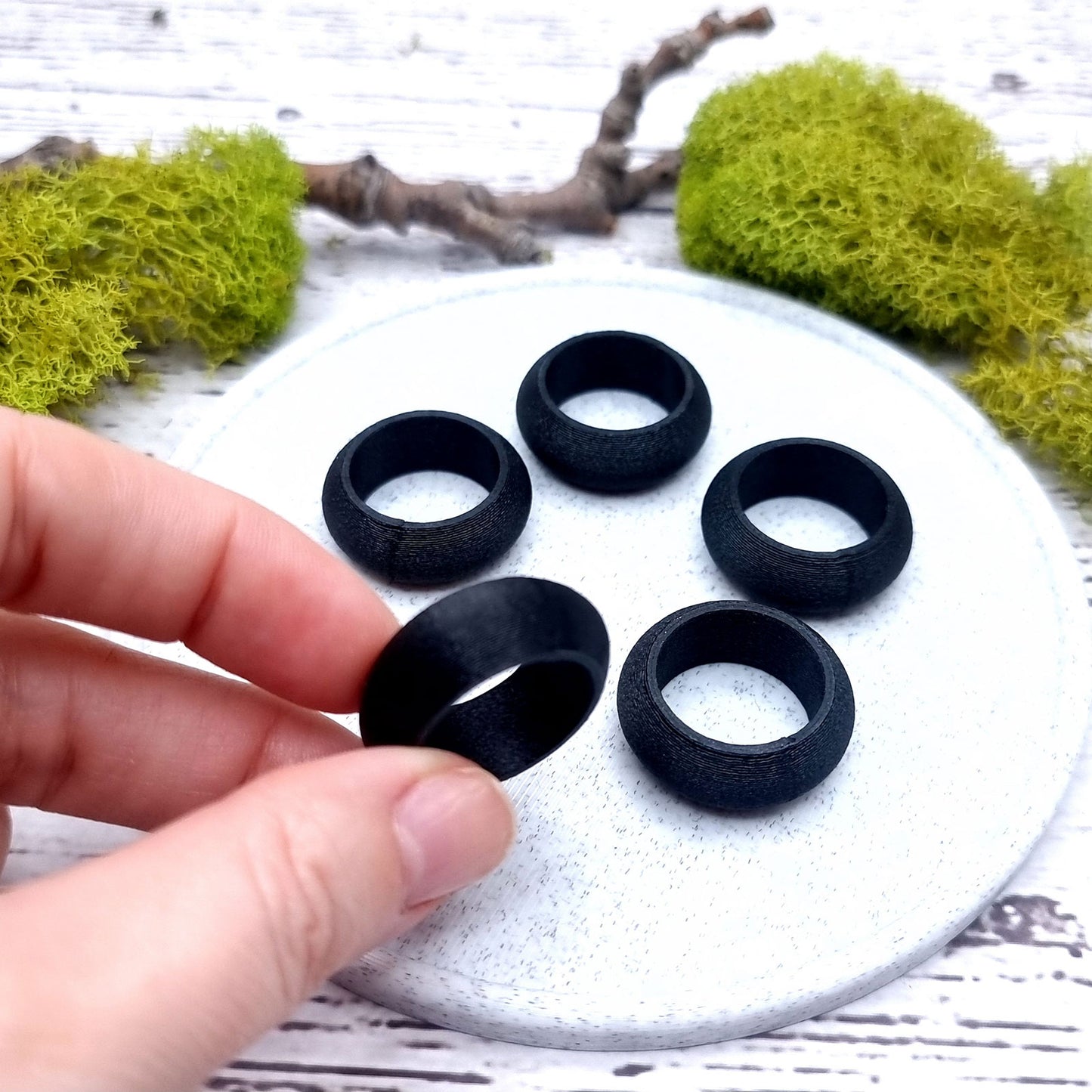 Highly Convex Ring Blanks - Medium (10mm) Bakeable Blanks SweetyBijou Tools