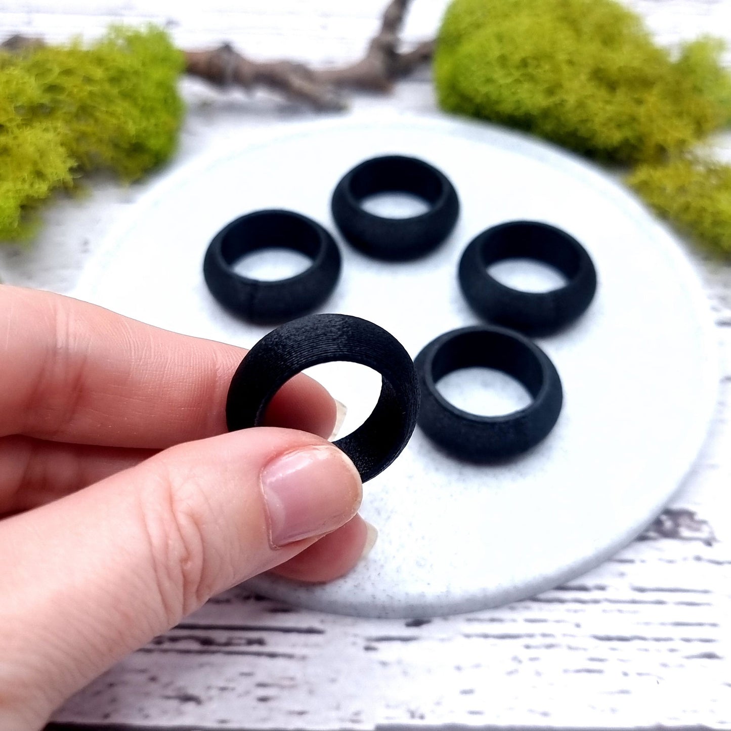 Highly Convex Ring Blanks - Medium (10mm) Bakeable Blanks SweetyBijou Tools
