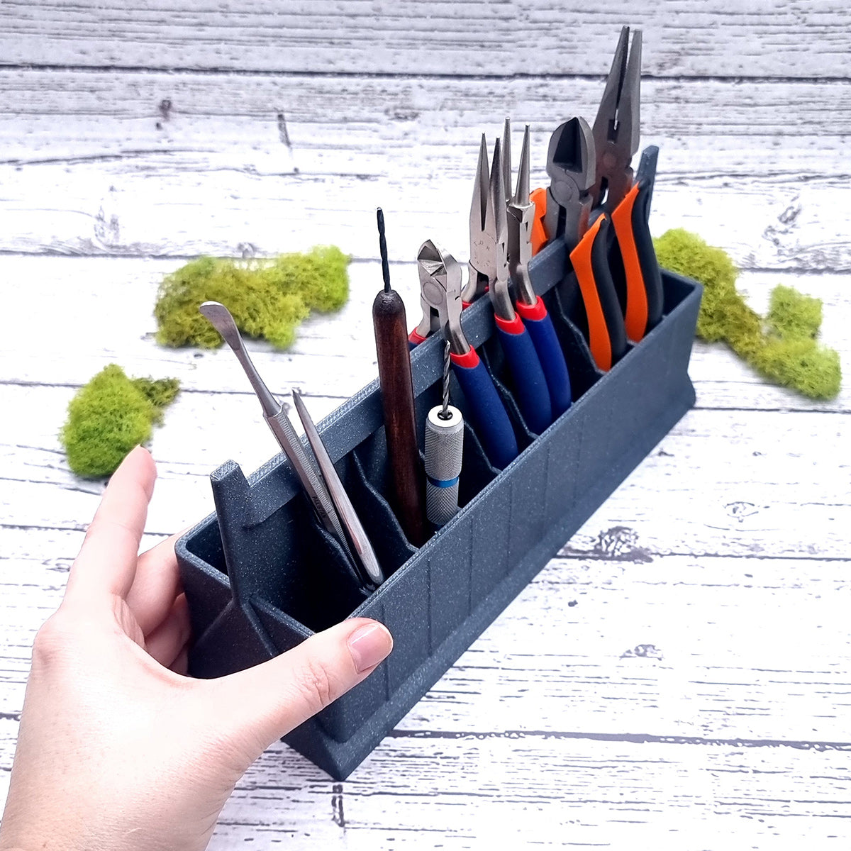 Ultimate Pliers Holder - Slate Gray Tools Organizer SweetyBijou Tools