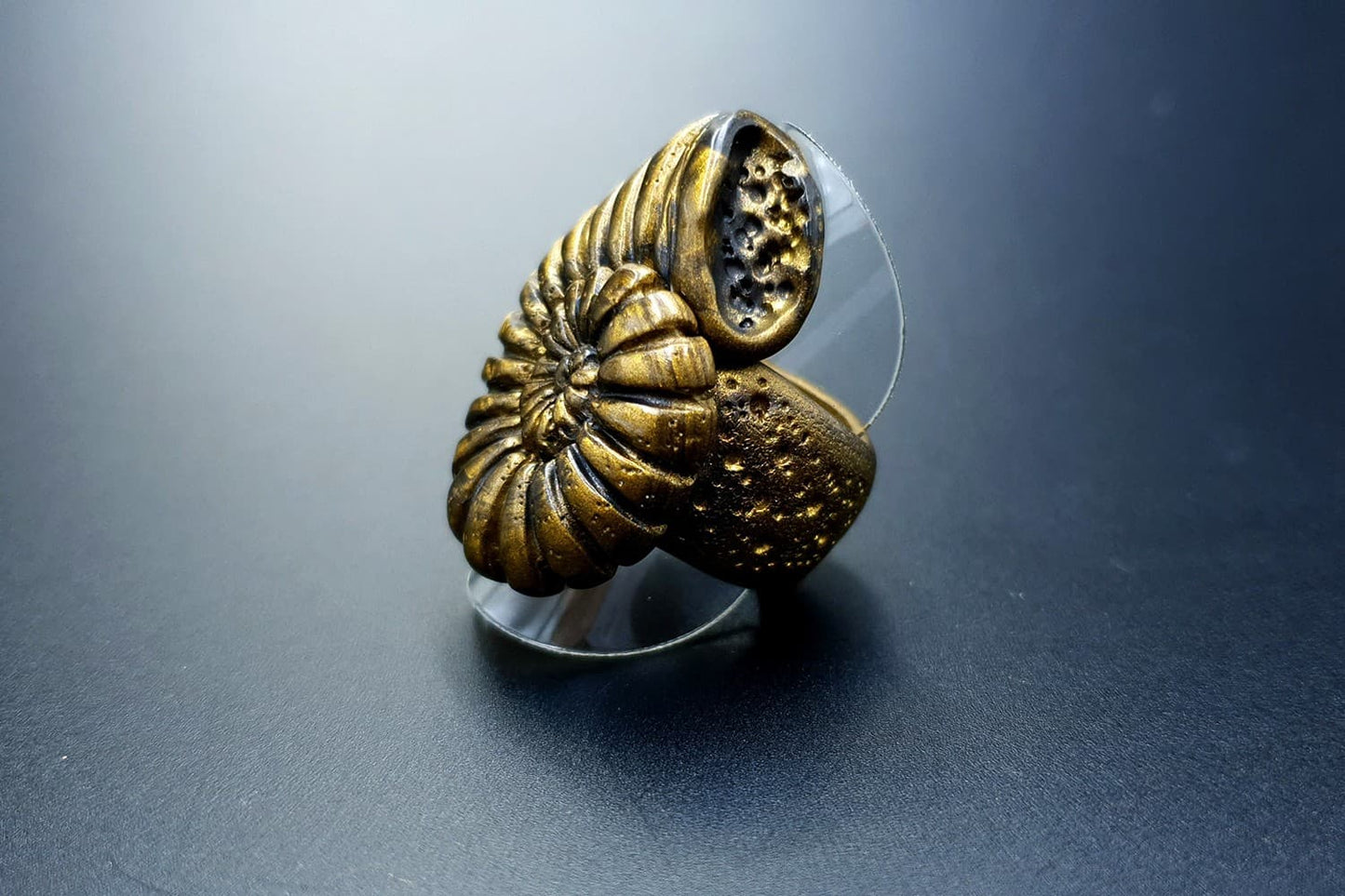 "Ammonite" Ring Ring SweetyBijou Jewelry