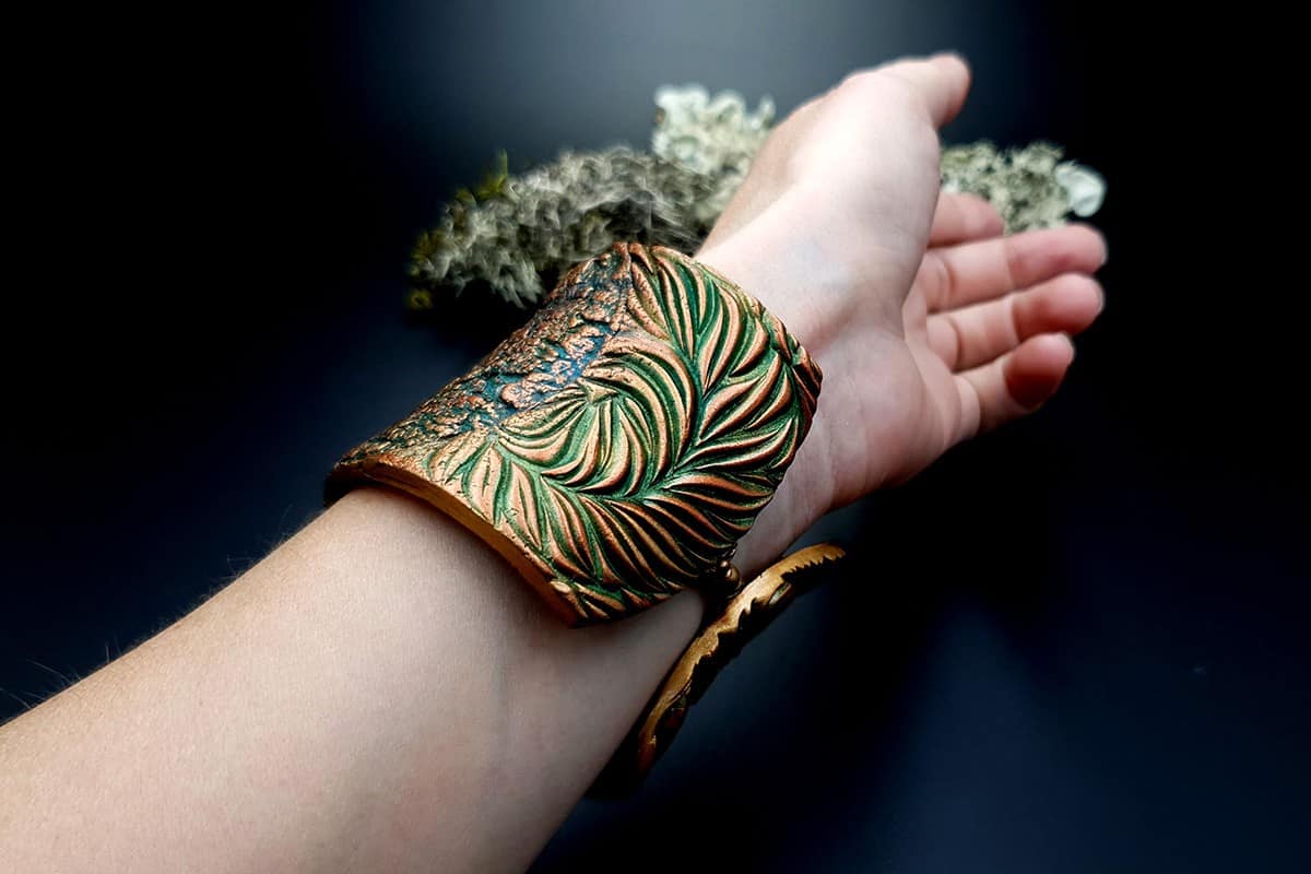 Bracelet Cuff Tree Bark Bracelet SweetyBijou Jewelry