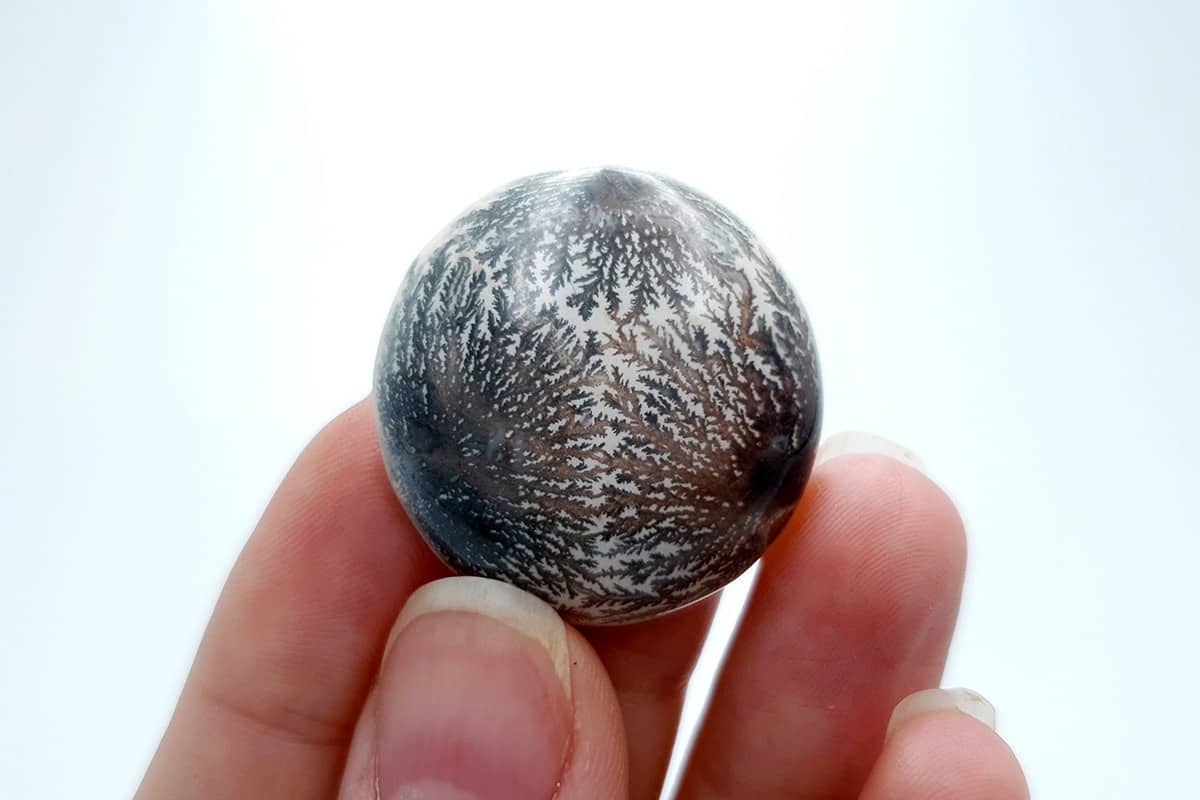4 cabochons Faux Dendritic Agate #3 Cabochons SweetyBijou Cabochons