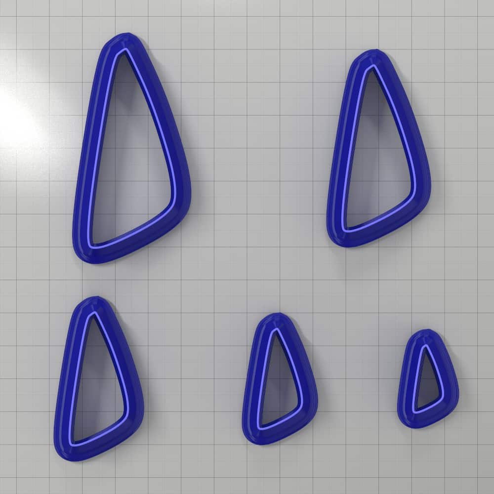 Drops Clay Cutters #4 Left Plastic Cutters SweetyBijou Tools
