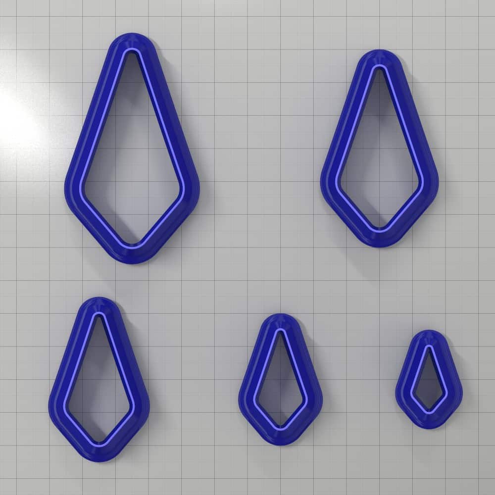 Drops Clay Cutters #5 Plastic Cutters SweetyBijou Tools