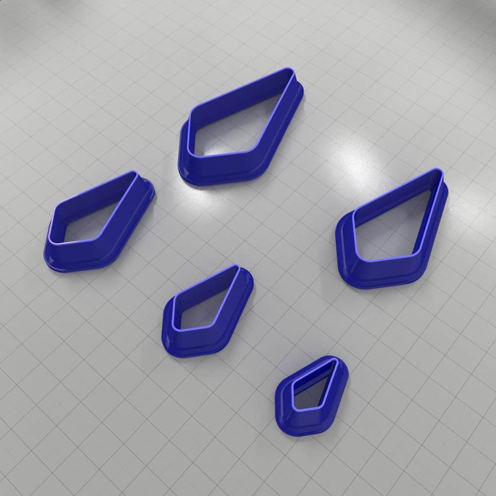 Drops Clay Cutters #5 Plastic Cutters SweetyBijou Tools