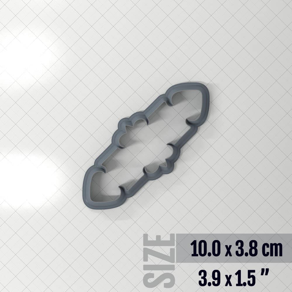 Bracelet #10 - Polymer Clay Cutter Plastic Cutters SweetyBijou Tools 10.0 x 3.8 cm