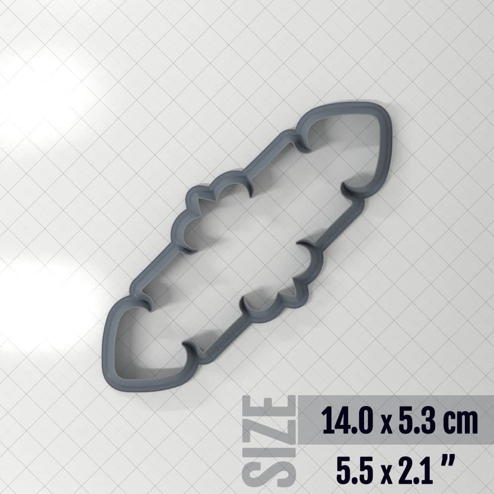 Bracelet #10 - Polymer Clay Cutter Plastic Cutters SweetyBijou Tools 14.0 x 5.3 cm