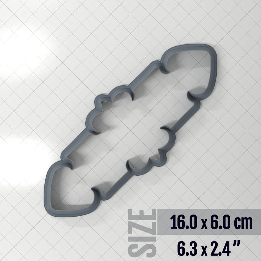 Bracelet #10 - Polymer Clay Cutter Plastic Cutters SweetyBijou Tools 16.0 x 6.0 cm
