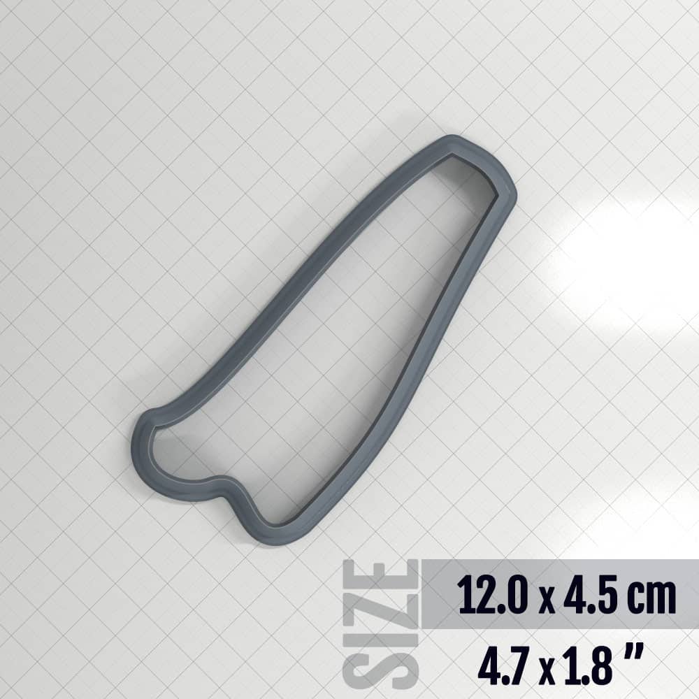 Bracelet #13 Right - Clay Cutter Plastic Cutters SweetyBijou Tools 12.0 x 4.5 cm