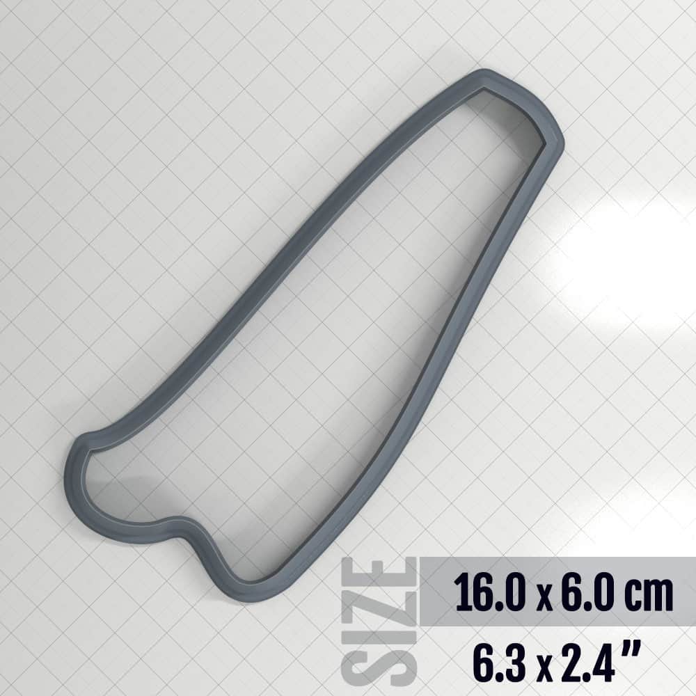 Bracelet #13 Right - Clay Cutter Plastic Cutters SweetyBijou Tools 16.0 x 6.0 cm