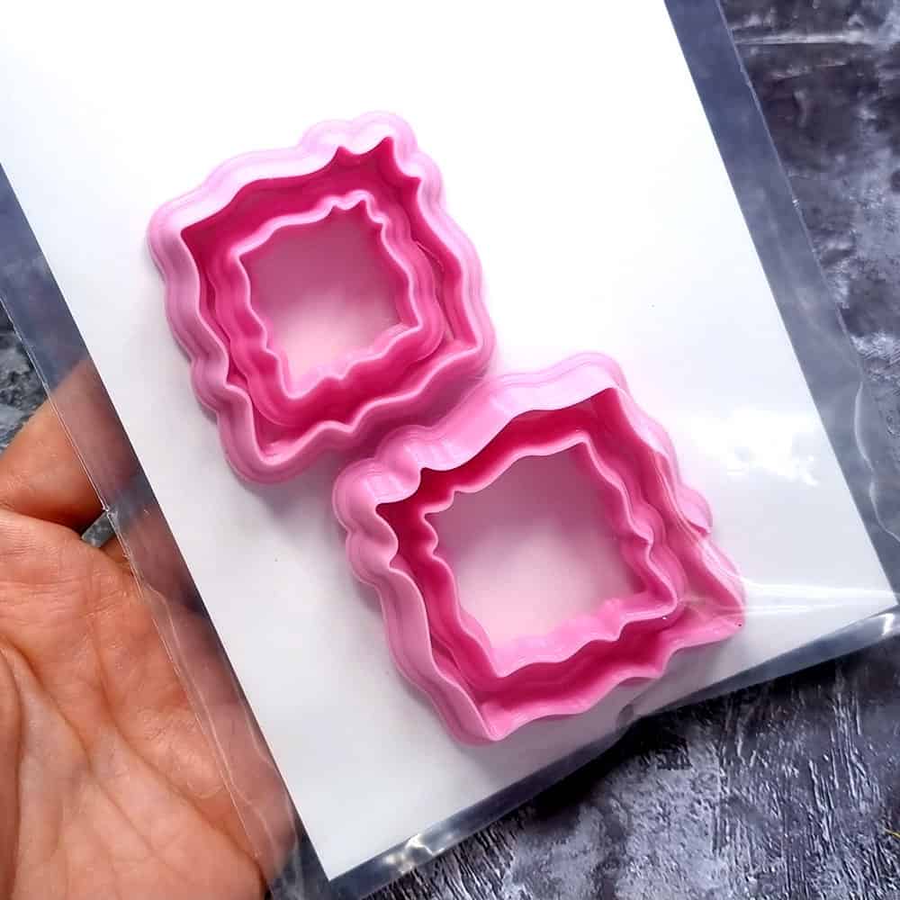 Abstract Petal Clay Cutters Plastic Cutters SweetyBijou Tools