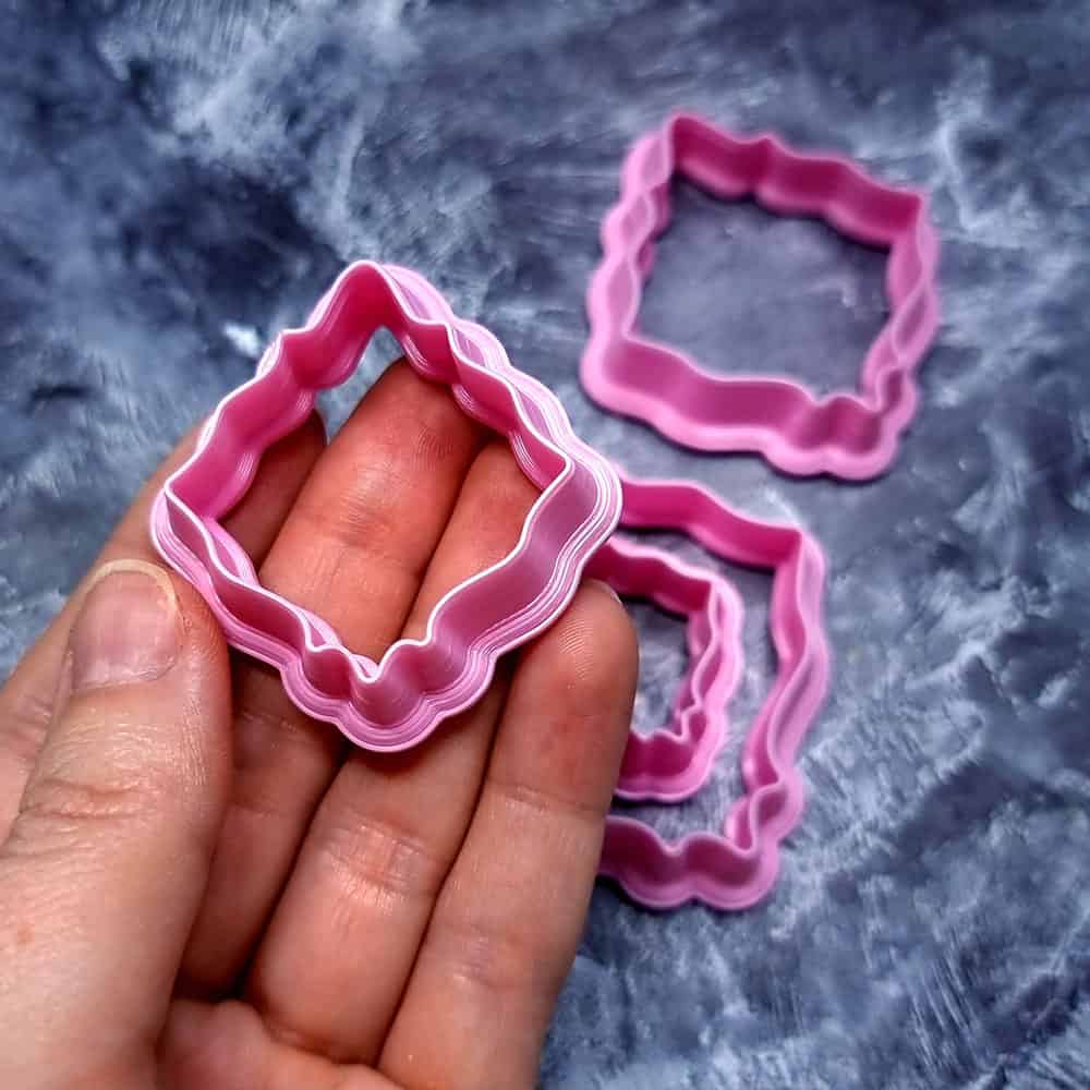 Abstract Petal Clay Cutters Plastic Cutters SweetyBijou Tools