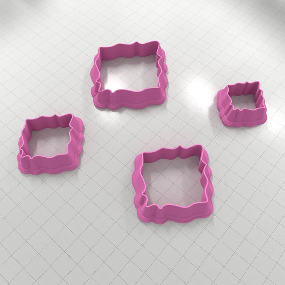 Abstract Petal Clay Cutters Plastic Cutters SweetyBijou Tools