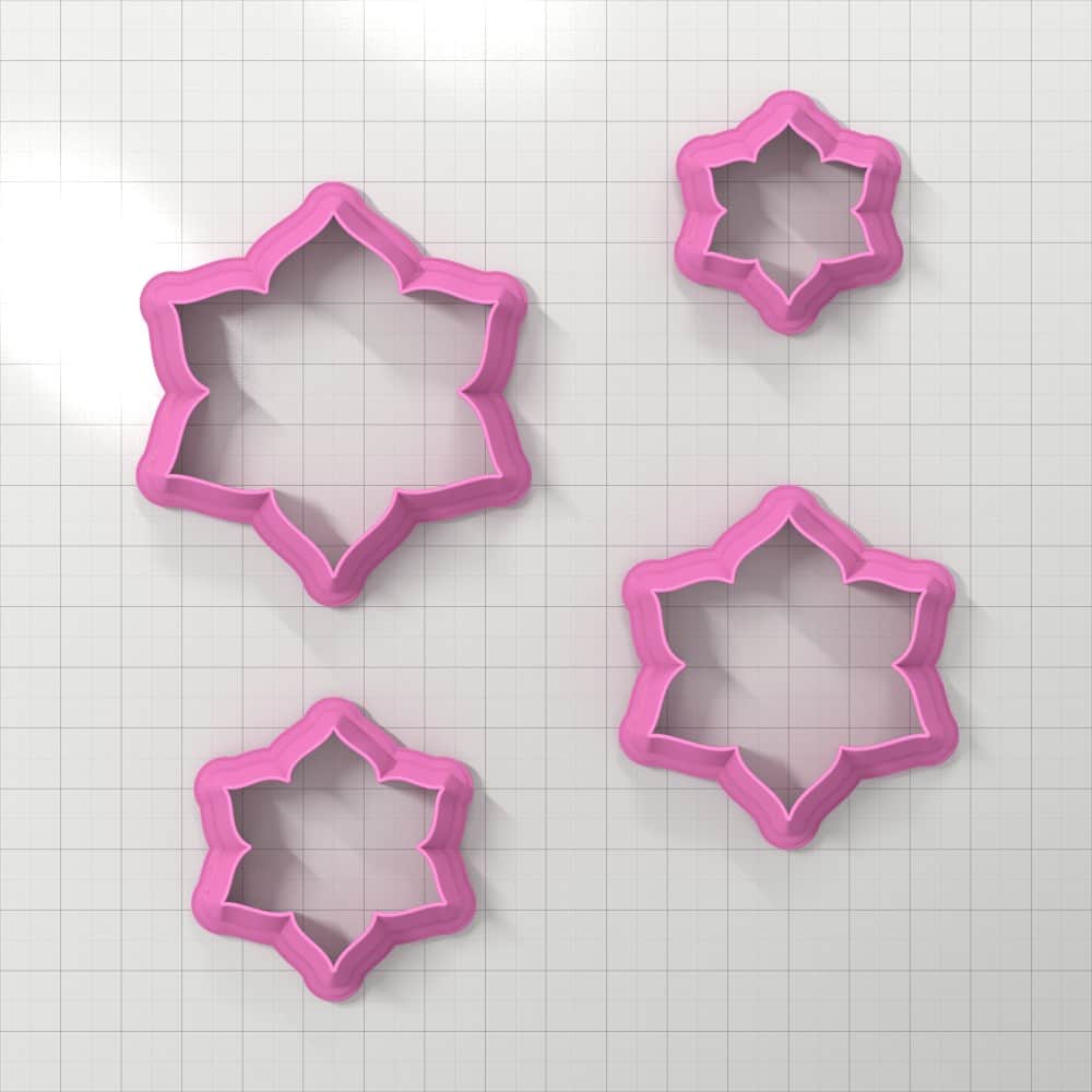 Flower Metal Clay Cutters Plastic Cutters SweetyBijou Tools