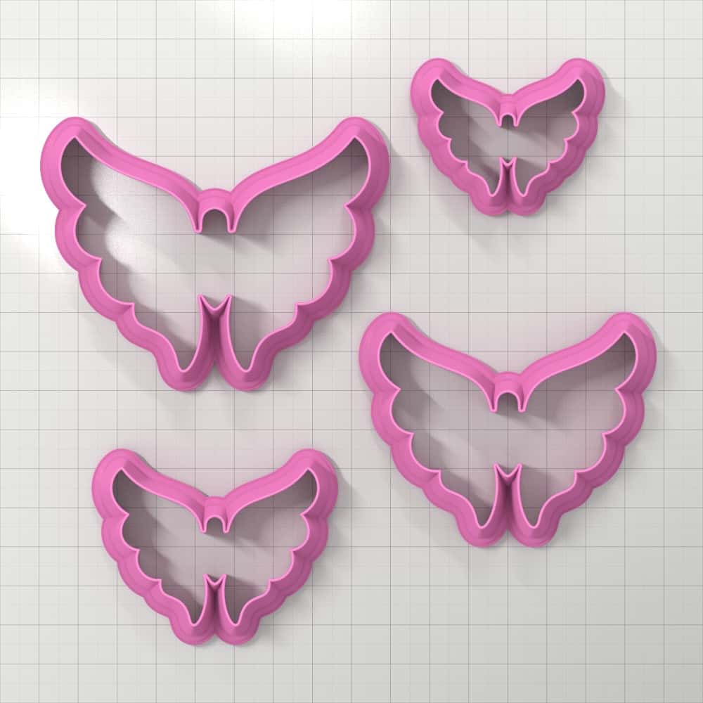Butterfly Polymer Clay Cutters Plastic Cutters SweetyBijou Tools