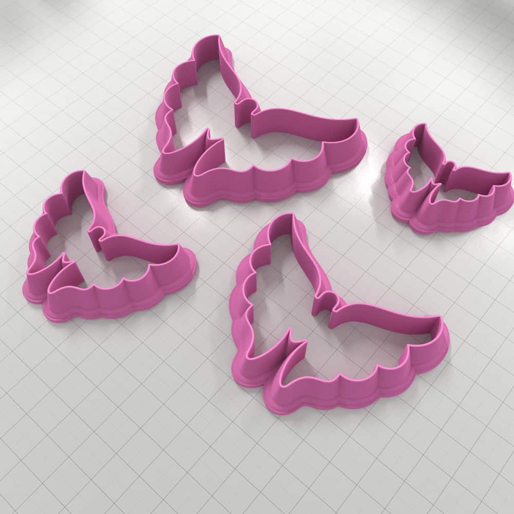 Butterfly Polymer Clay Cutters Plastic Cutters SweetyBijou Tools