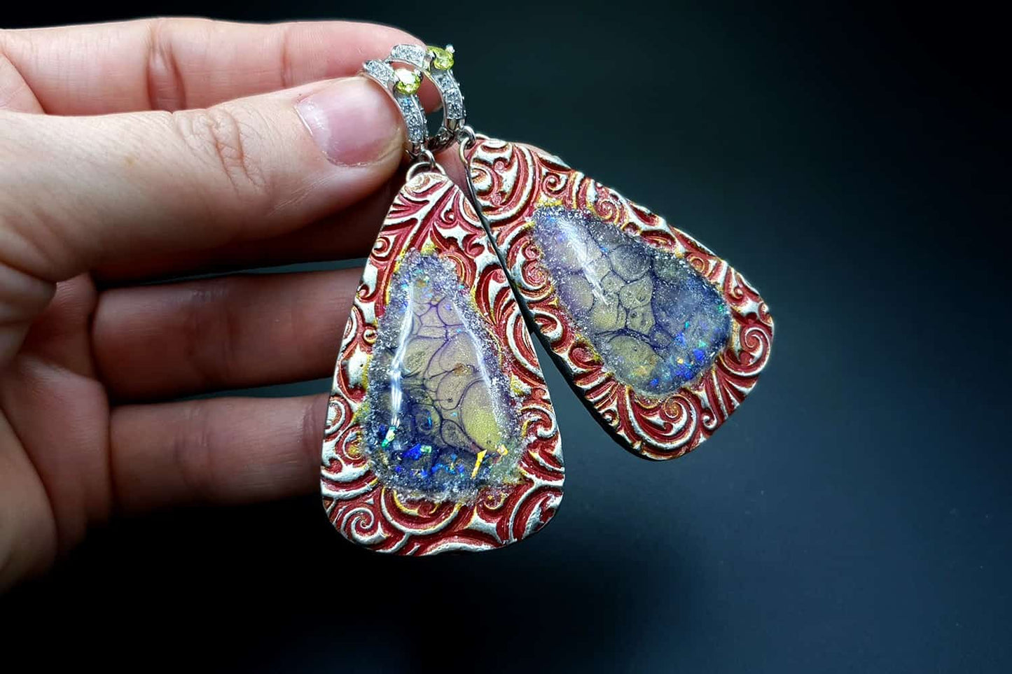 Frozen Windows Earrings Earrings SweetyBijou Jewelry