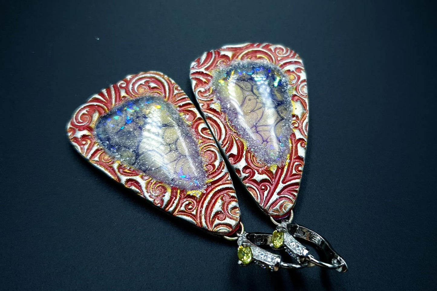 Frozen Windows Earrings Earrings SweetyBijou Jewelry