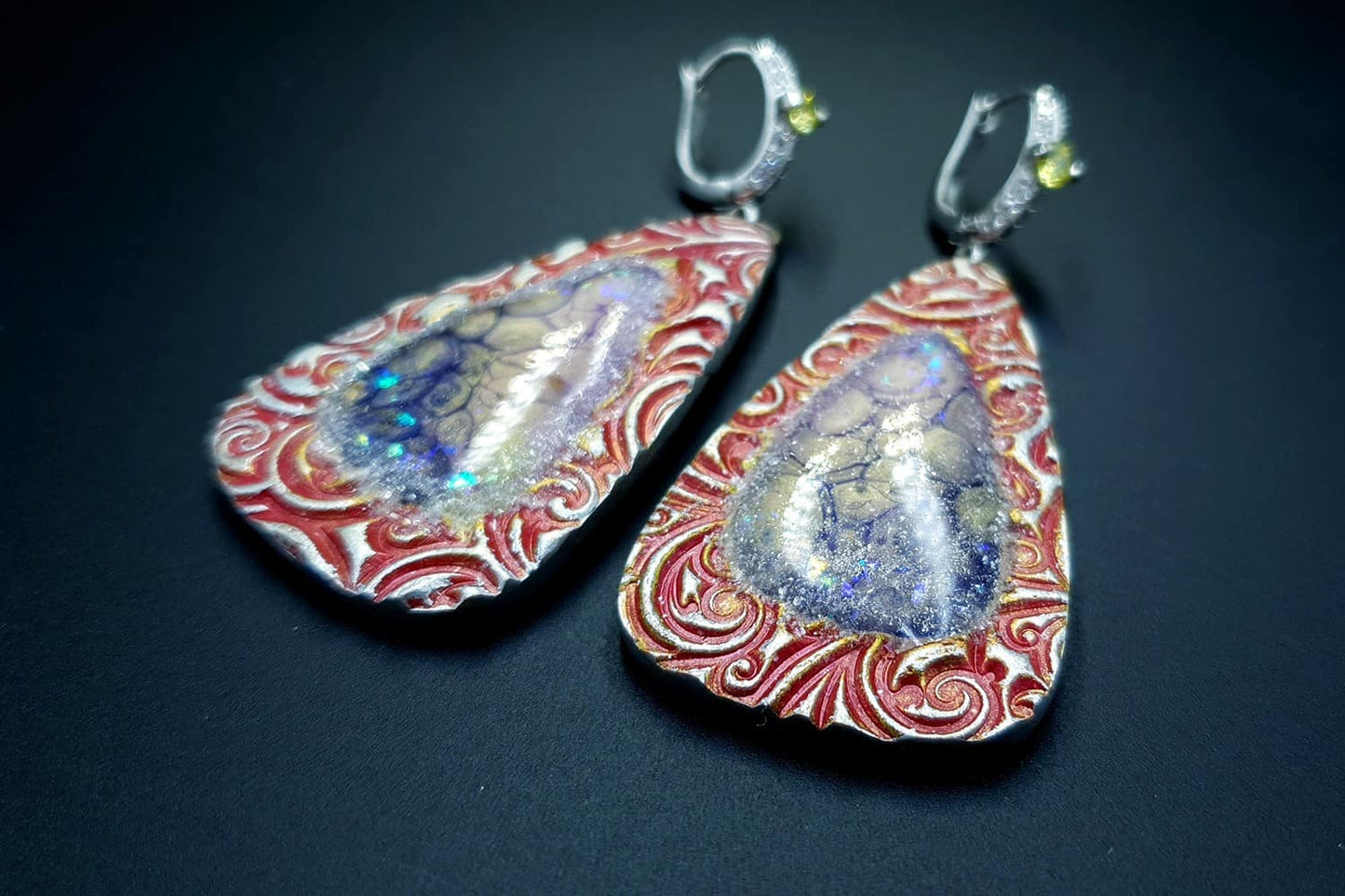 Frozen Windows Earrings Earrings SweetyBijou Jewelry