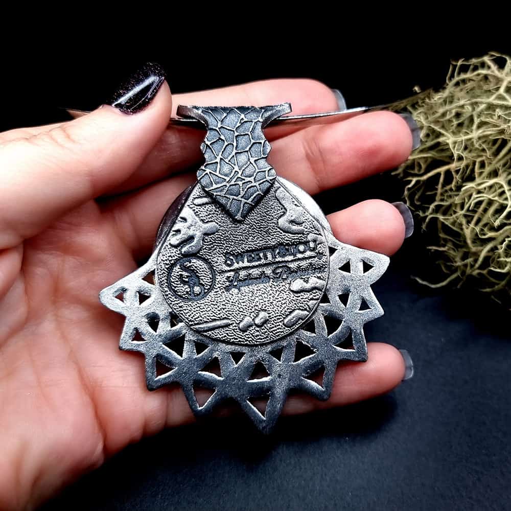 Unique polymer clay pendant "Power of the Sun" Pendant SweetyBijou Jewelry
