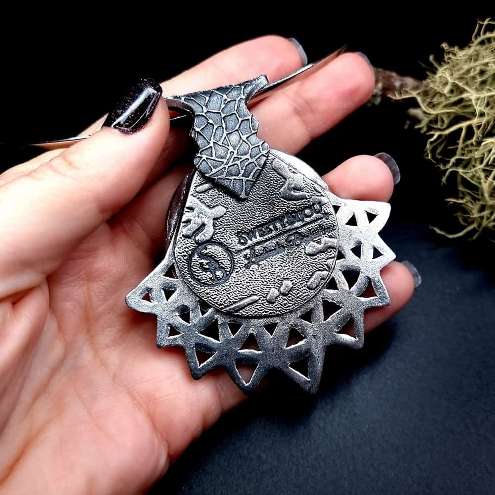 Unique polymer clay pendant "Power of the Sun" Pendant SweetyBijou Jewelry