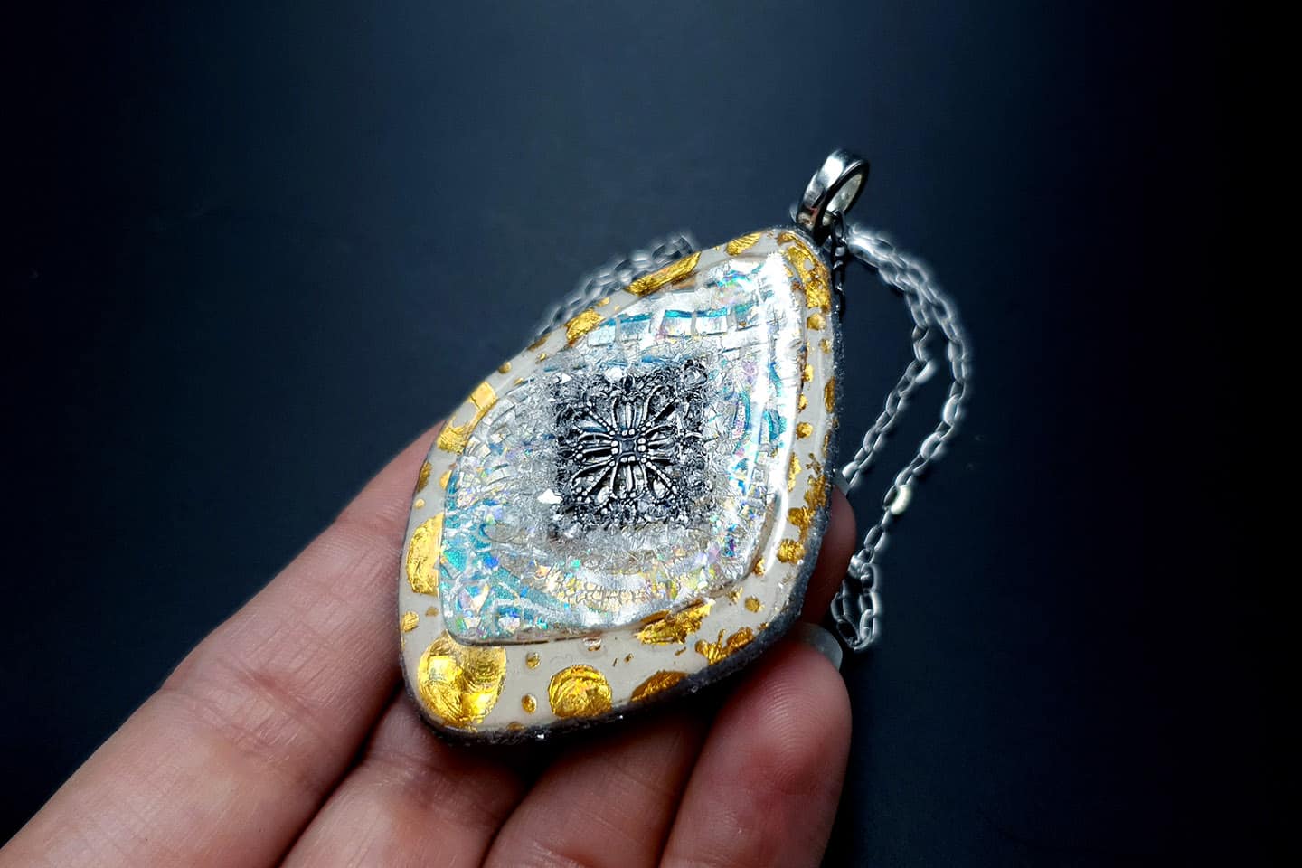 Pendant Ice and Sun Pendant SweetyBijou Jewelry