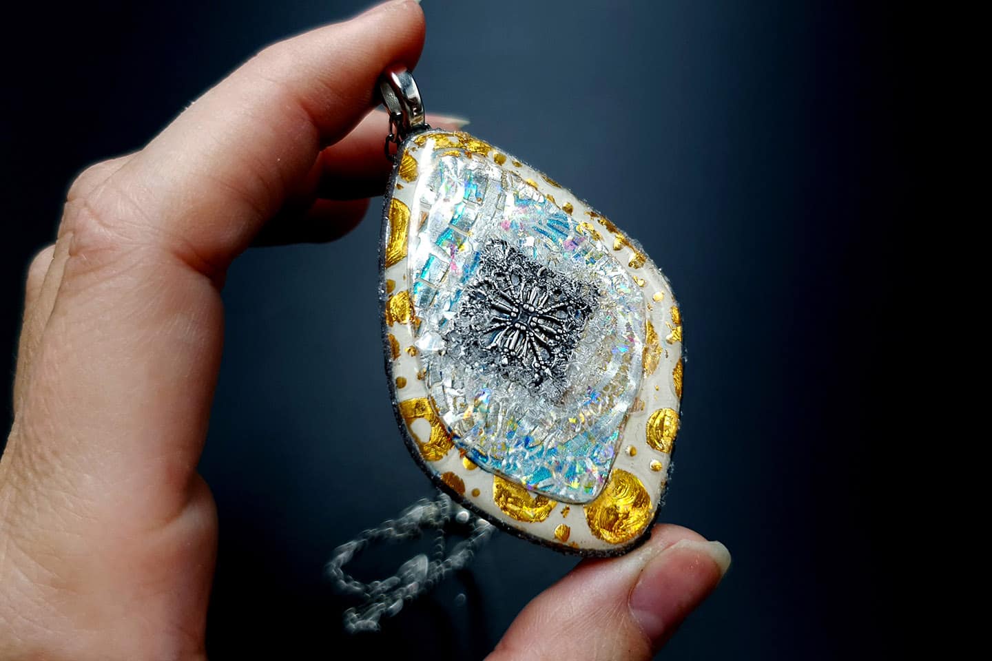 Pendant Ice and Sun Pendant SweetyBijou Jewelry