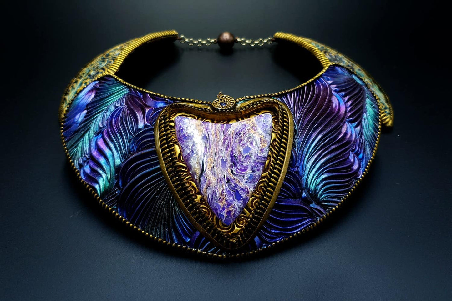 "Electric Feathers" Necklace Necklace SweetyBijou Jewelry