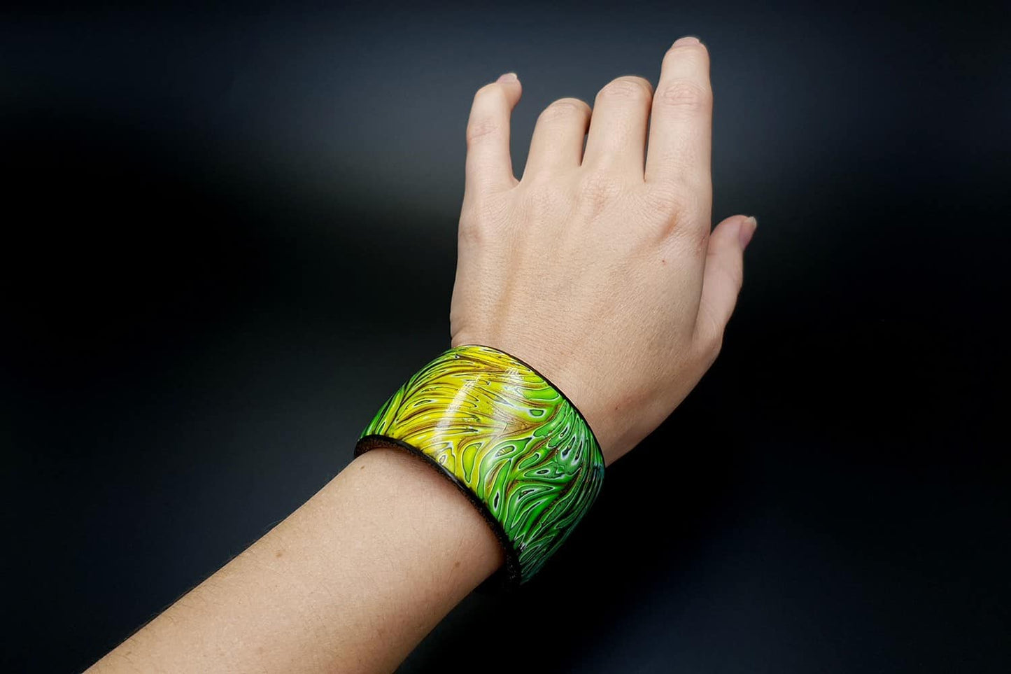 Tropical Bracelet Cuff Bracelet SweetyBijou Jewelry