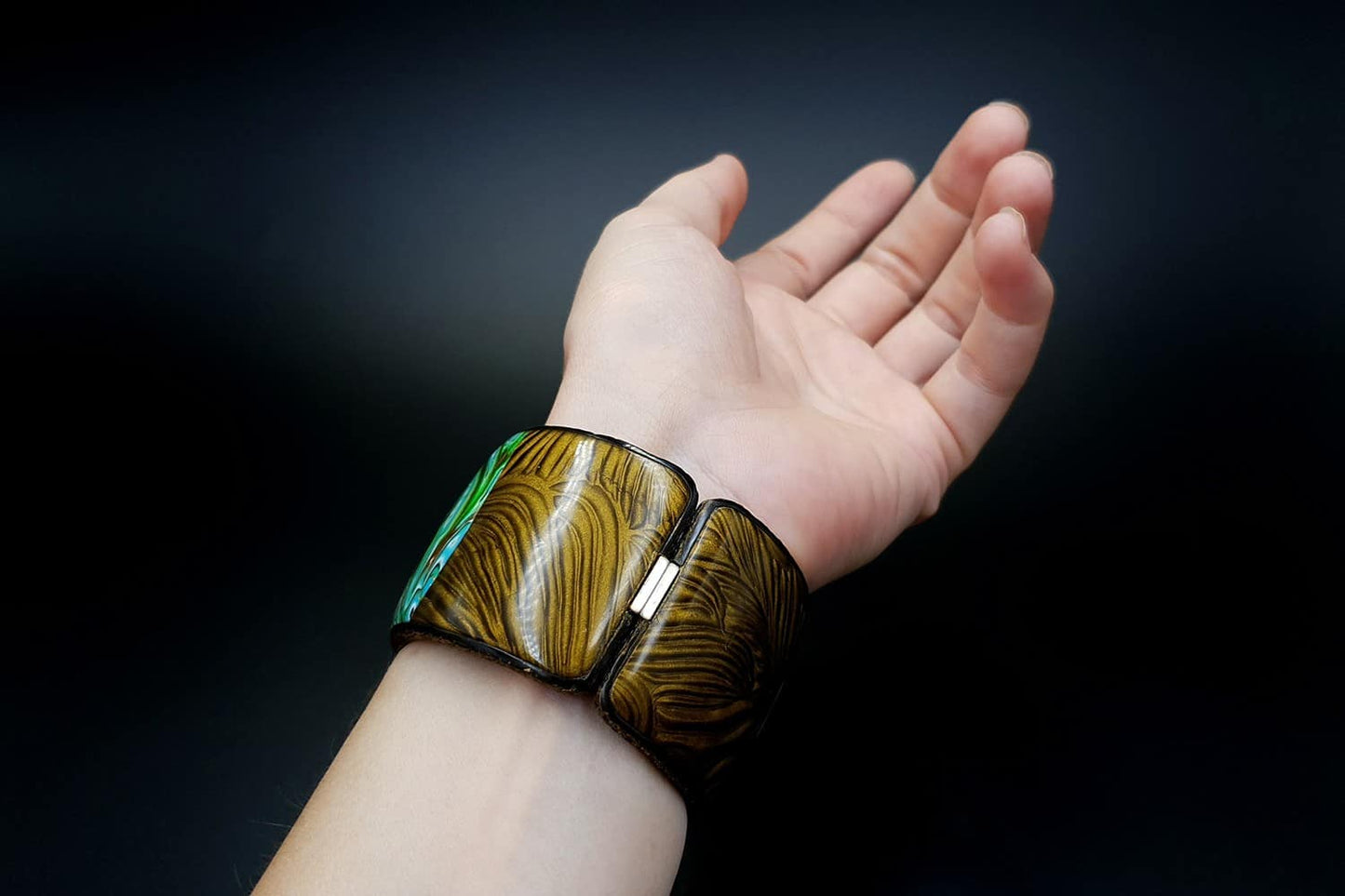 Tropical Bracelet Cuff Bracelet SweetyBijou Jewelry