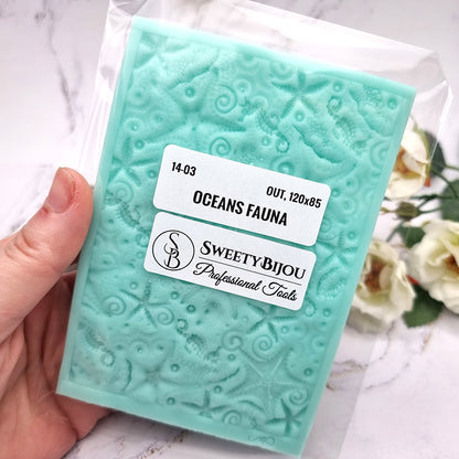 Silicone Texture OUT Oceans Fauna - 120x85mm