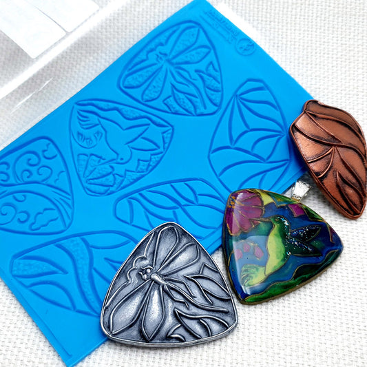 Large Cloisonne Enamel Pendants #1 - 160x100mm