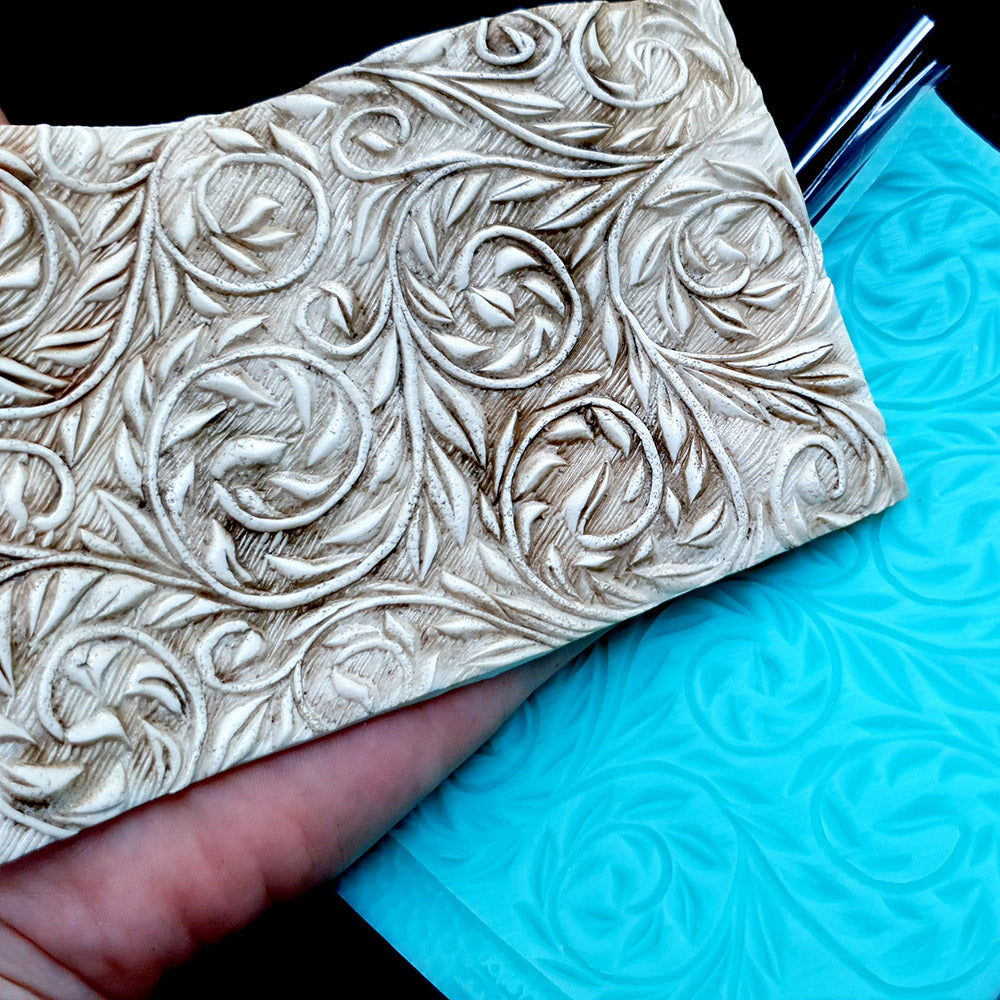 Silicone Texture “Young Fern Leafs - 160x100mm