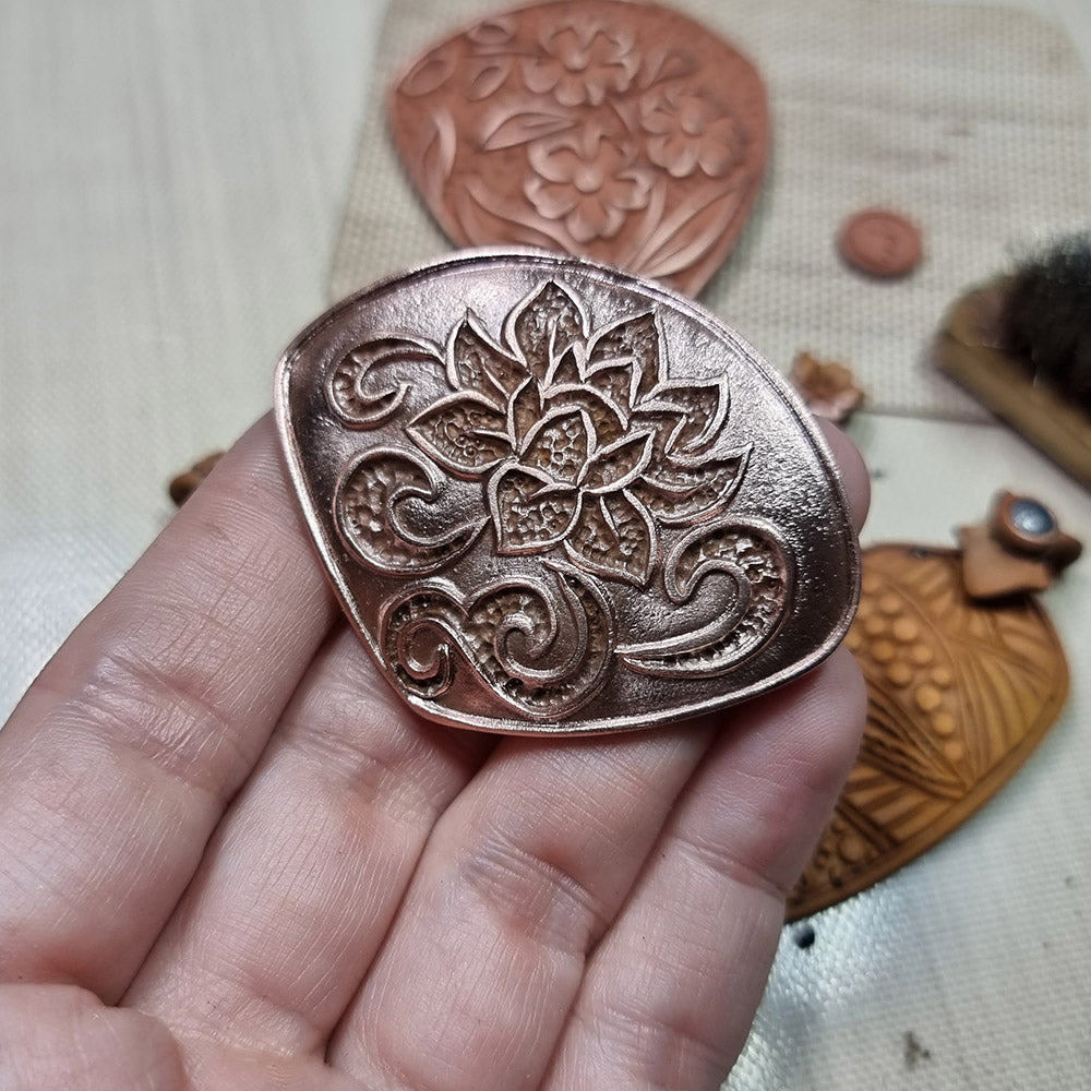Large Cloisonne Enamel - Flowers - 160x100mm