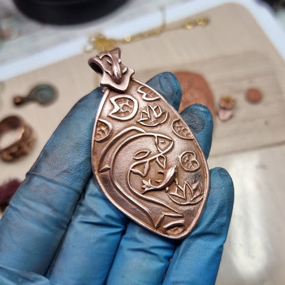 Cloisonne Enamel Pendants #3 - 115x85mm