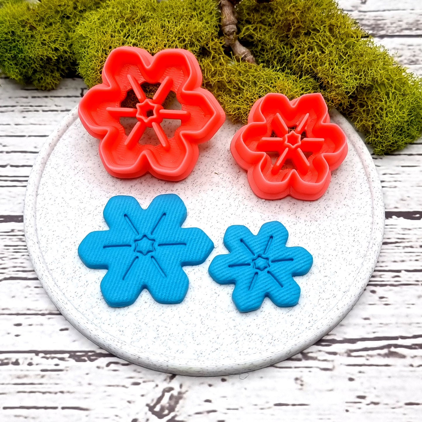 Flower Cutter #6 - Polymer Clay Cutters Plastic Cutters SweetyBijou Tools   