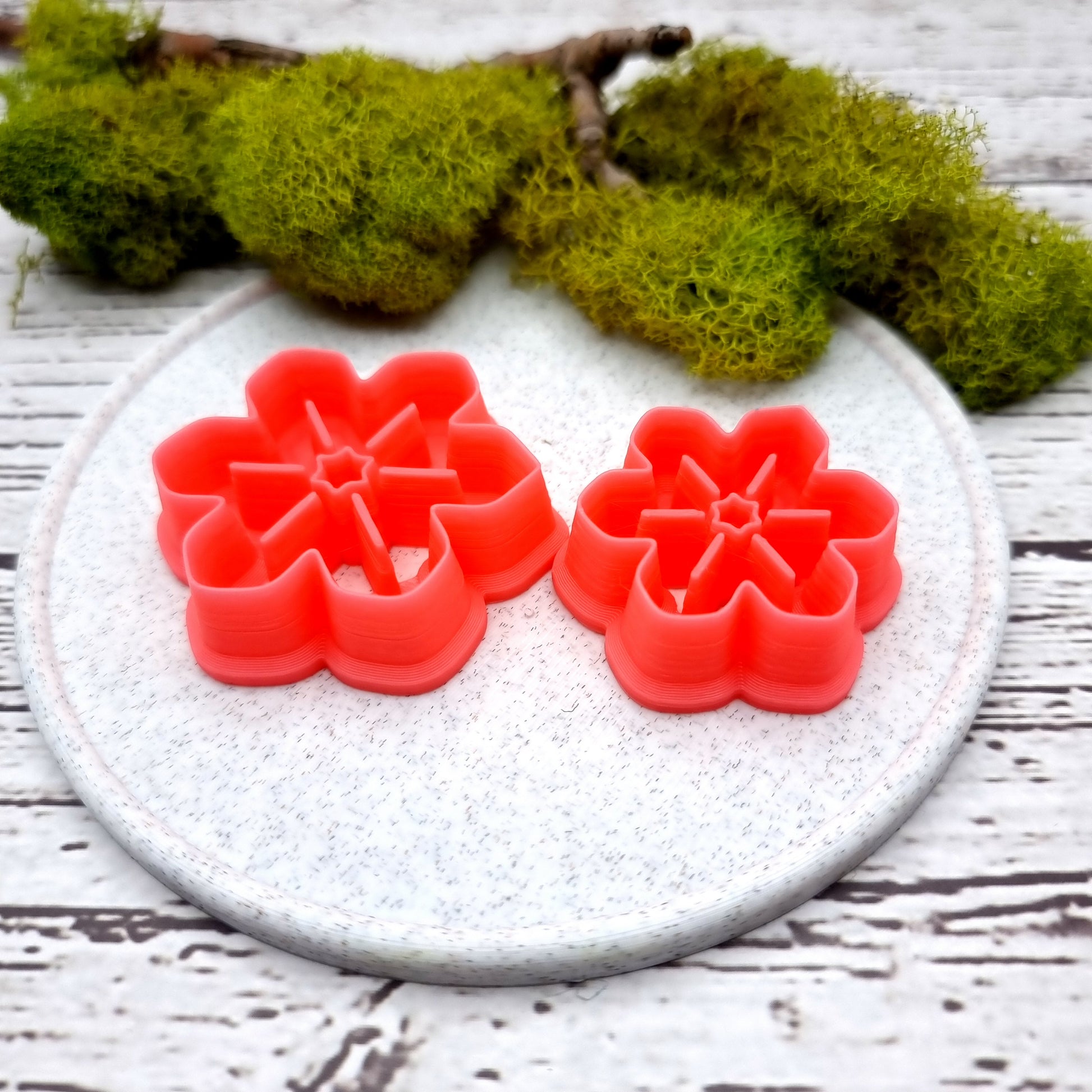 Flower Cutter #6 - Polymer Clay Cutters Plastic Cutters SweetyBijou Tools   