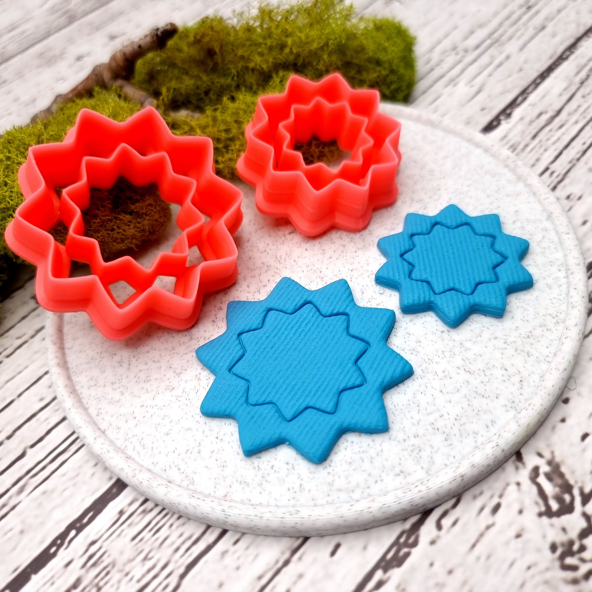 Flower Cutter #7 - Polymer Clay Cutters Plastic Cutters SweetyBijou Tools   