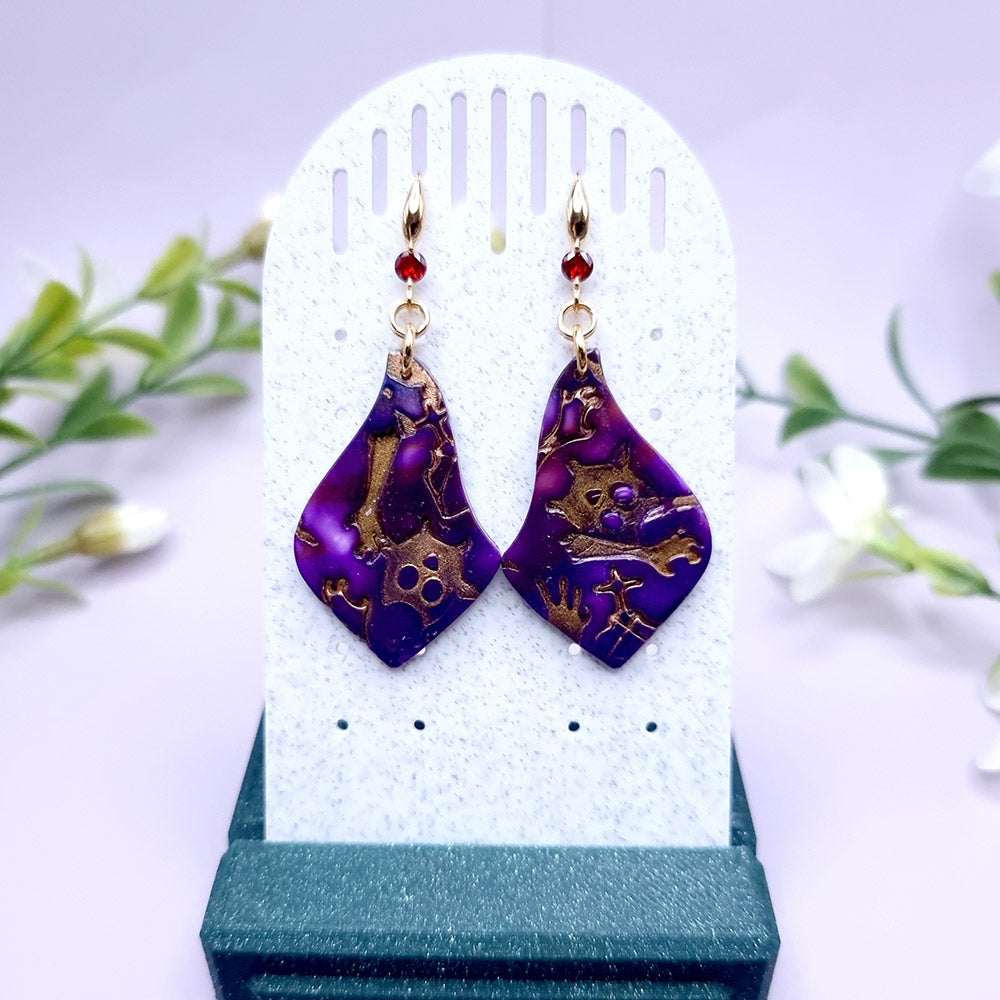 Purple Earrings